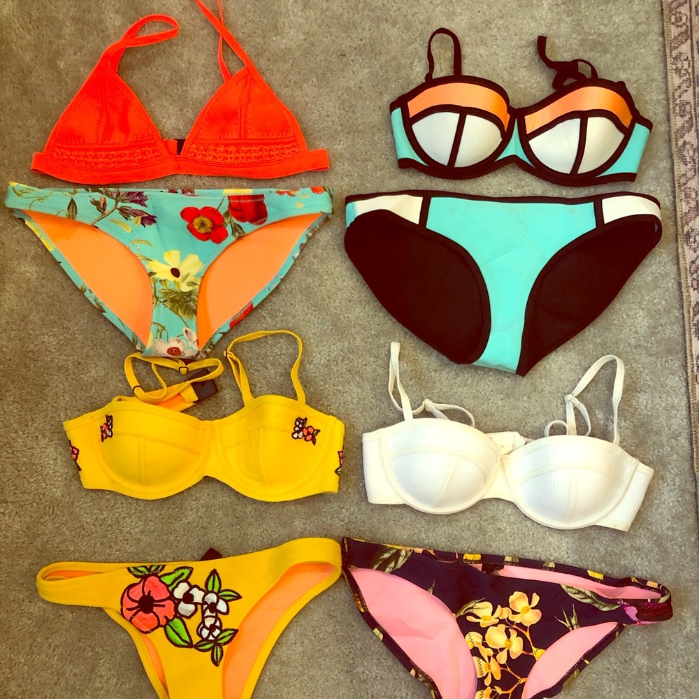 Triangl Swimwear Bikini’s - set of 4